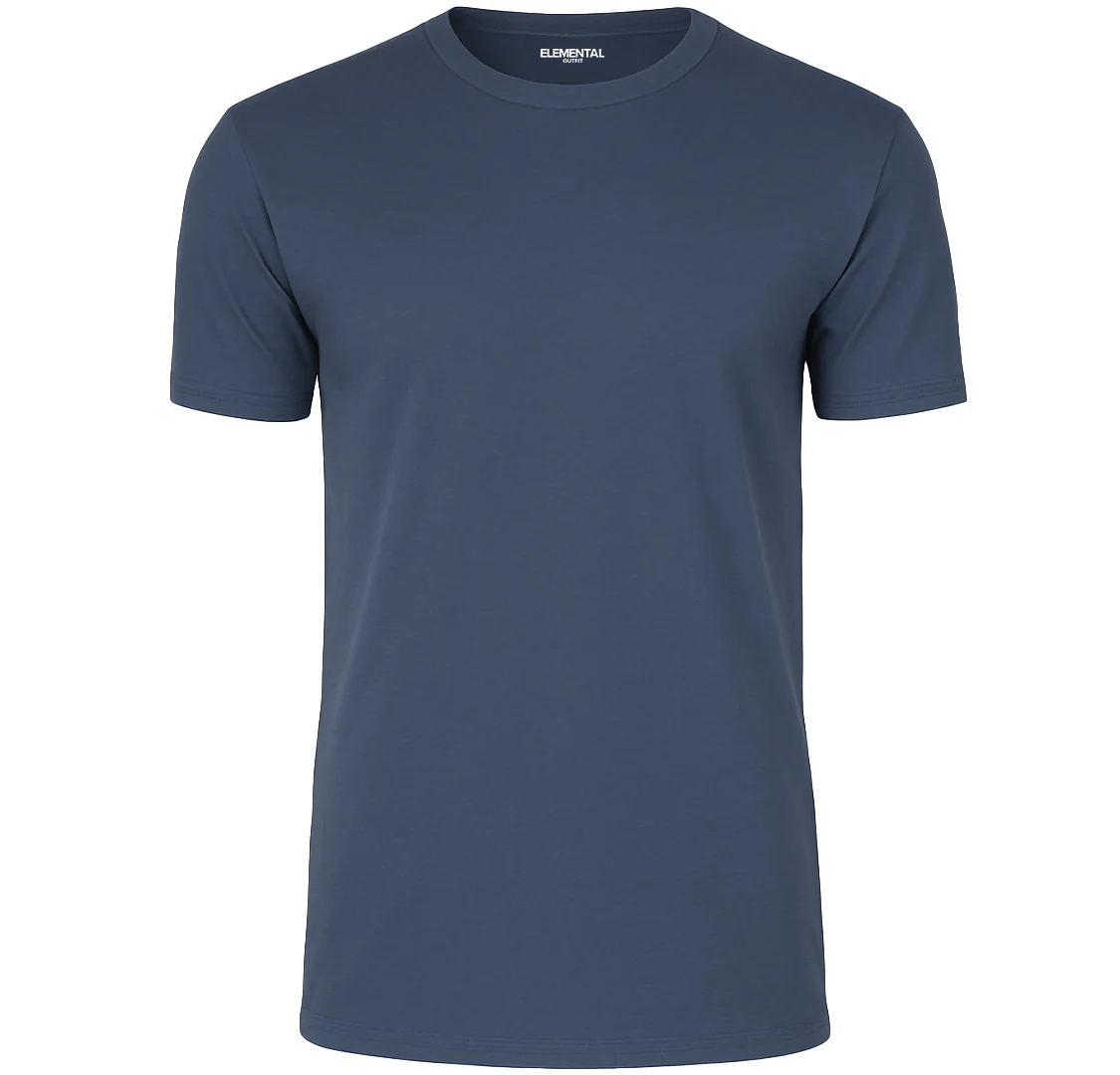 Remera Azul Elemental de Lujo - Molderia Exclusiva