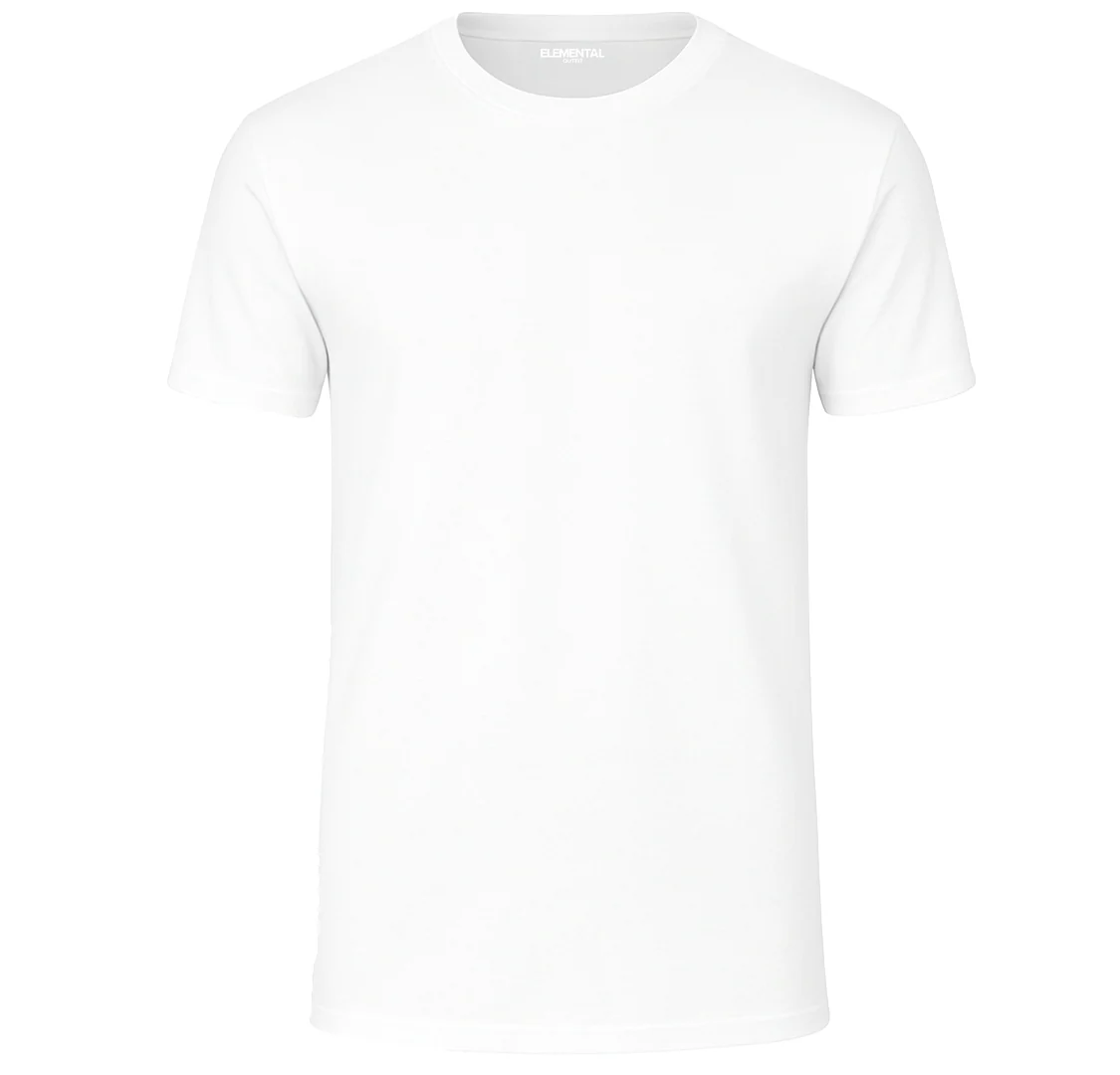 Remera Blanca Elemental de Lujo - Molderia Exclusiva