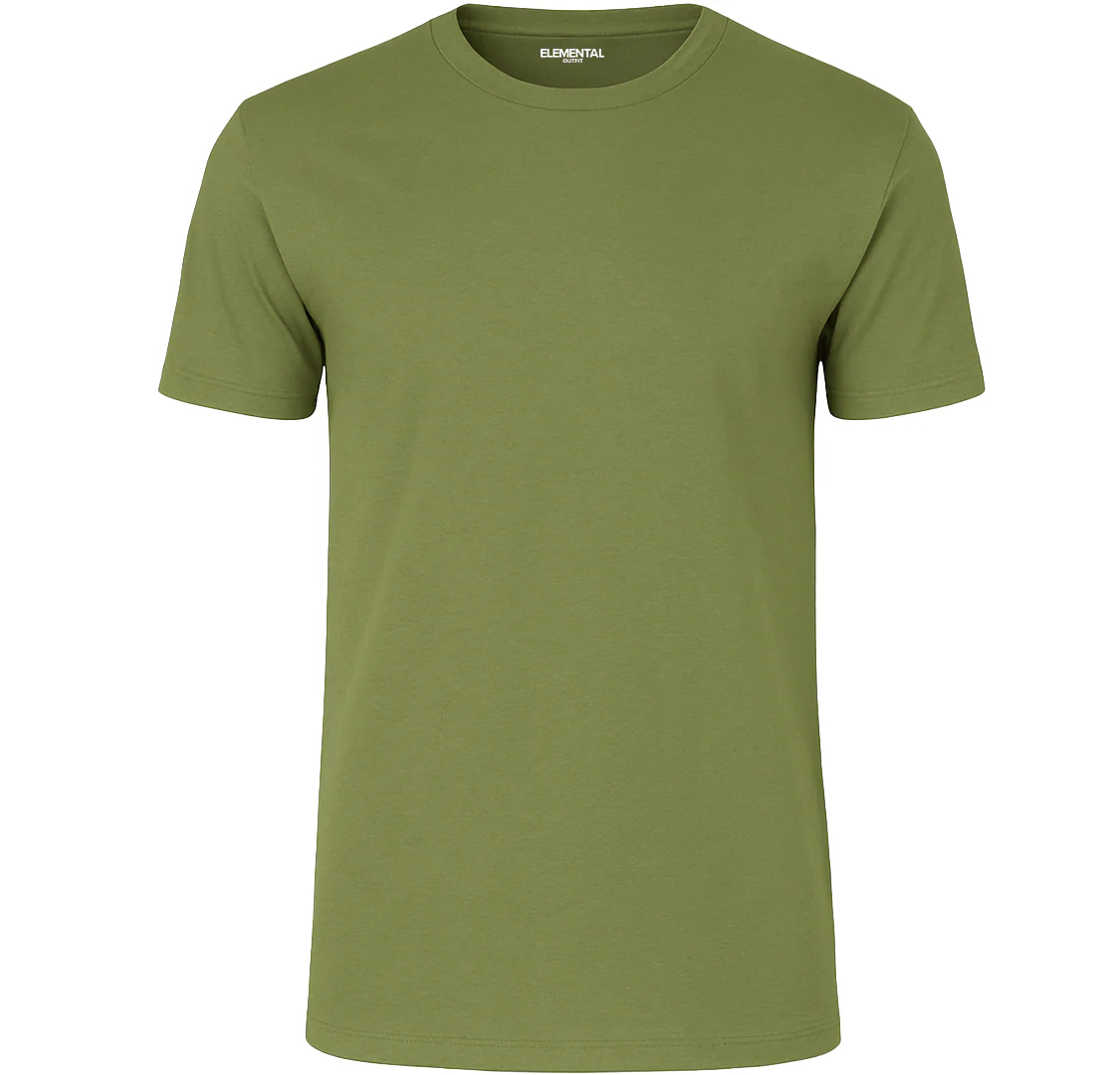 Remera Verde Elemental de Lujo - Molderia Exclusiva